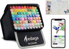Load image into Gallery viewer, 80 Colors Alcohol Markers for Artists, Free APP for Coloring, IN STOCK in USA warehouse