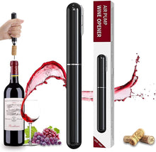 Load image into Gallery viewer, Amazingly Simple Wine Opener with Foil Cutter Gift Set for Wine Lovers | Upgraded Wine Pump Air Pressure Wine Bottle Opener Easy Cork Remover Corkscrew | Wine Bottle Openers