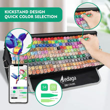 Load image into Gallery viewer, 280 Colors Alcohol Markers with Free App, Dual Tip Art Markers with Kickstand Case for Artists Adults and Kids. IN STOCK