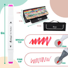 Load image into Gallery viewer, 280 Colors Alcohol Markers with Free App, Dual Tip Art Markers with Kickstand Case for Artists Adults and Kids. IN STOCK