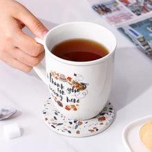 Load image into Gallery viewer, Corkspin Coasters for Drinks, Absorbent Coasters with Holder Set of 6, Avoid Furniture Being Scratched and Soiled, Housewarming Gift for Home Decor, 4 inches Gadgets