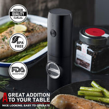 Load image into Gallery viewer, Electric Salt and Pepper Grinder Set, automatic pepper mill,USB rechargeable