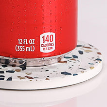 Load image into Gallery viewer, Corkspin Coasters for Drinks, Absorbent Coasters with Holder Set of 6, Avoid Furniture Being Scratched and Soiled, Housewarming Gift for Home Decor, 4 inches Gadgets