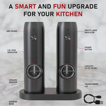 Load image into Gallery viewer, Electric Salt and Pepper Grinder Set, automatic pepper mill,USB rechargeable