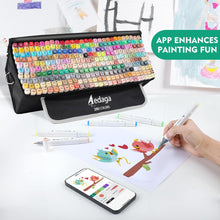 Load image into Gallery viewer, 280 Colors Alcohol Markers with Free App, Dual Tip Art Markers with Kickstand Case for Artists Adults and Kids. IN STOCK