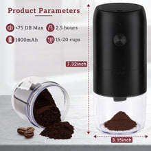 Load image into Gallery viewer, Electric Coffee Grinder rechargeable gadgets