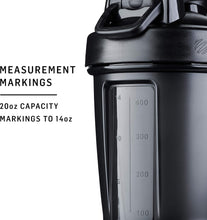 Load image into Gallery viewer, Shaker Bottle Perfect for Protein Shakes and Pre Workout, 20-Ounce, Clear/Black