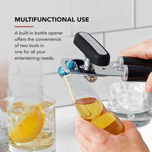 Load image into Gallery viewer, Classic Multifunction Can Opener / Bottle Opener, 8.34-Inch, Black
