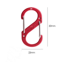 Load image into Gallery viewer, 2 -pack Carabiner Clips, double-Gated Carabiner
