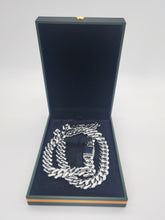 Load image into Gallery viewer, Men Chunky Miami Cuban Chain Necklace, Gold Plated/Stainless Steel/Black-with Gift Box

