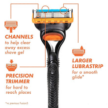Load image into Gallery viewer, Gillette Fusion5 Power Mens Razor Blade Refills, 8 Count, Lubrastrip for a More Comfortable Shave,Gillette Fusion 5 Blades Refills, Gillette Razors for Men, Gillette Fusion 5, gadgets

