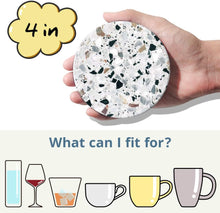 Load image into Gallery viewer, Corkspin Coasters for Drinks, Absorbent Coasters with Holder Set of 6, Avoid Furniture Being Scratched and Soiled, Housewarming Gift for Home Decor, 4 inches Gadgets
