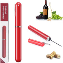 Load image into Gallery viewer, Amazingly Simple Wine Opener with Foil Cutter Gift Set for Wine Lovers | Upgraded Wine Pump Air Pressure Wine Bottle Opener Easy Cork Remover Corkscrew | Wine Bottle Openers
