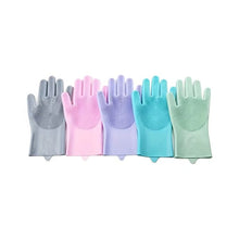 Load image into Gallery viewer, Pet bath brush, pet silicone glove 2 pairs pack.
