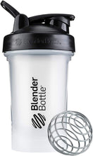 Load image into Gallery viewer, Shaker Bottle Perfect for Protein Shakes and Pre Workout, 20-Ounce, Clear/Black
