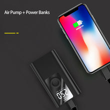 Load image into Gallery viewer, Mini Cordless Air Compressor Recharged Digital Portable Car Bicycle Electric Scooter Wireless Air Pump Gadget
