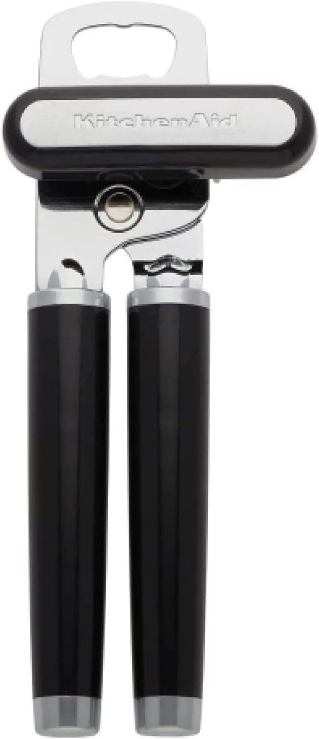 Classic Multifunction Can Opener / Bottle Opener, 8.34-Inch, Black
