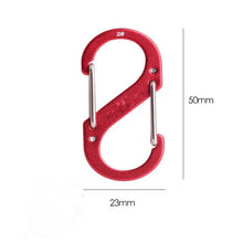 Load image into Gallery viewer, 2 -pack Carabiner Clips, double-Gated Carabiner
