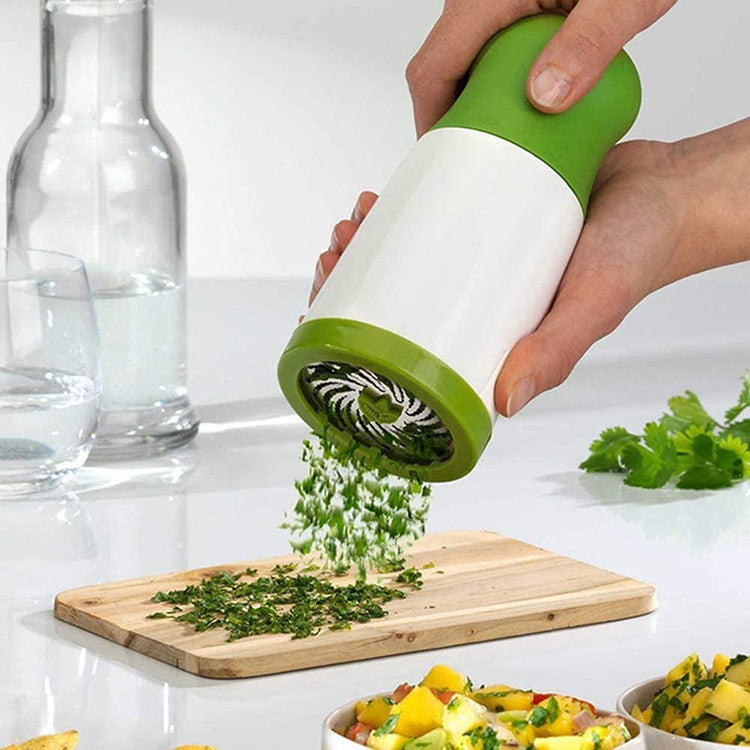 Vegetable Cutter Kitchen Gadgets Cooking Tools Coriander Chopper Grinder Plastic Herb Grinder