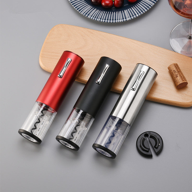 Micro-USB Rechargeable Electric Wine Bottle Opener with Metal Housing