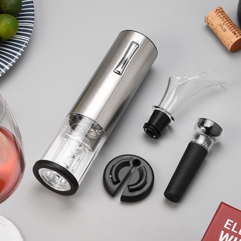 USB Rechargeable Eletric Wine Opener Gift Set WITHOUT base